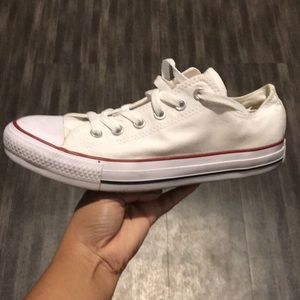 White converse like new condition size 9
